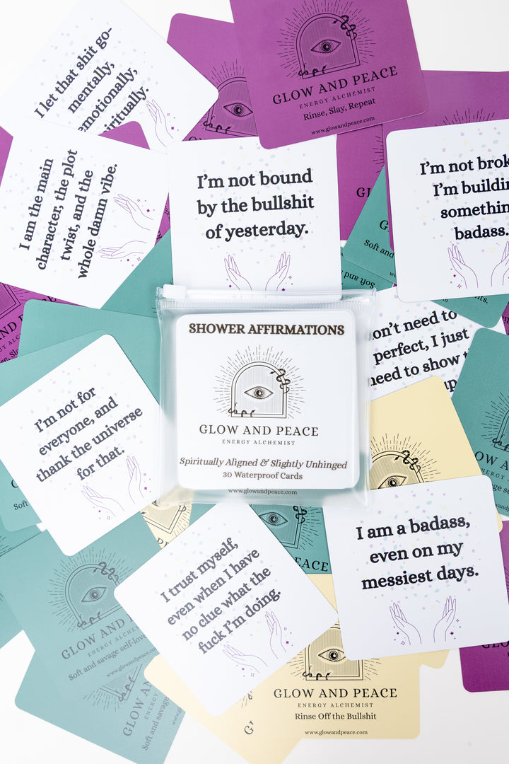 Shower Affirmation Cards