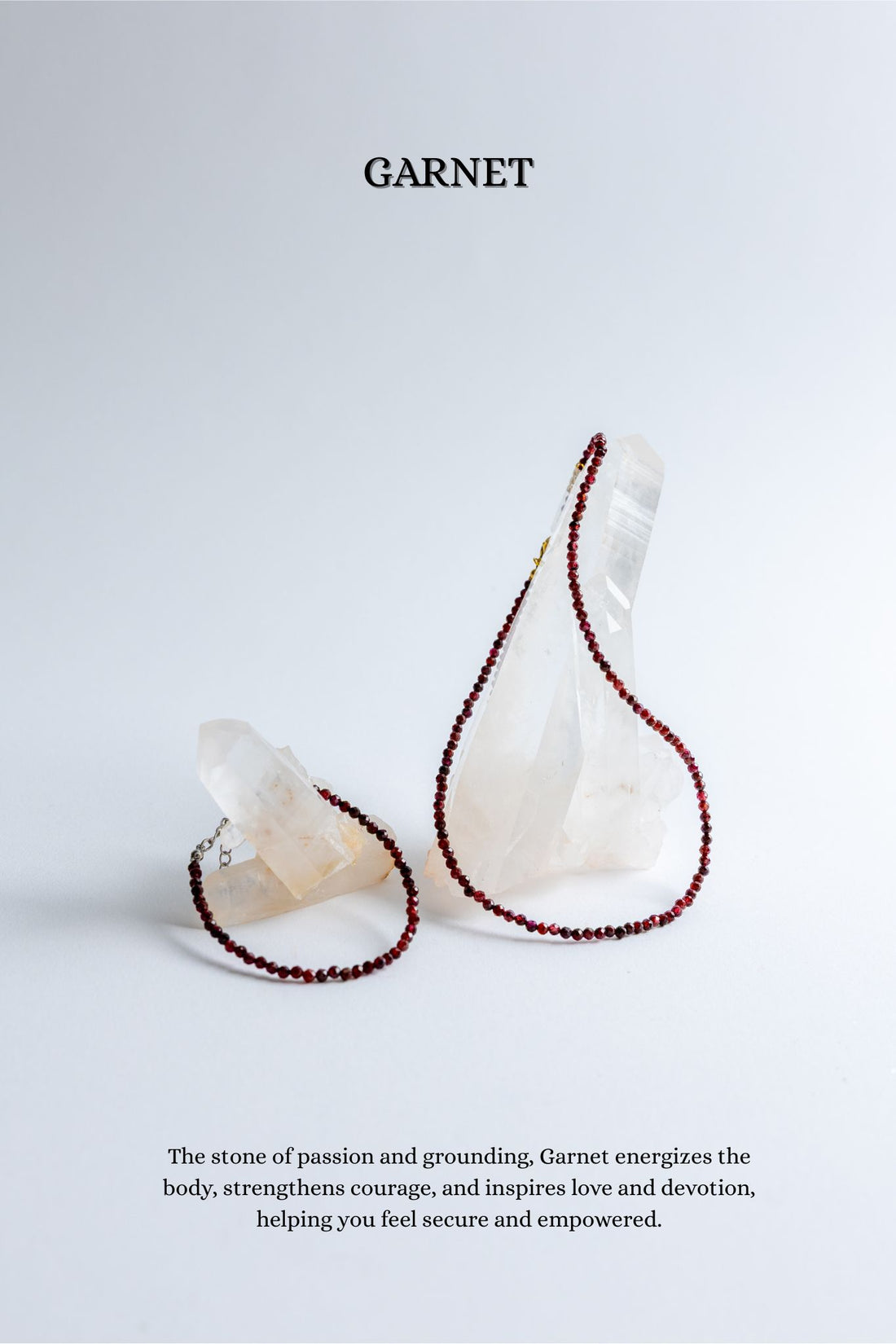 Faceted Authentic Dainty Crystal Necklace