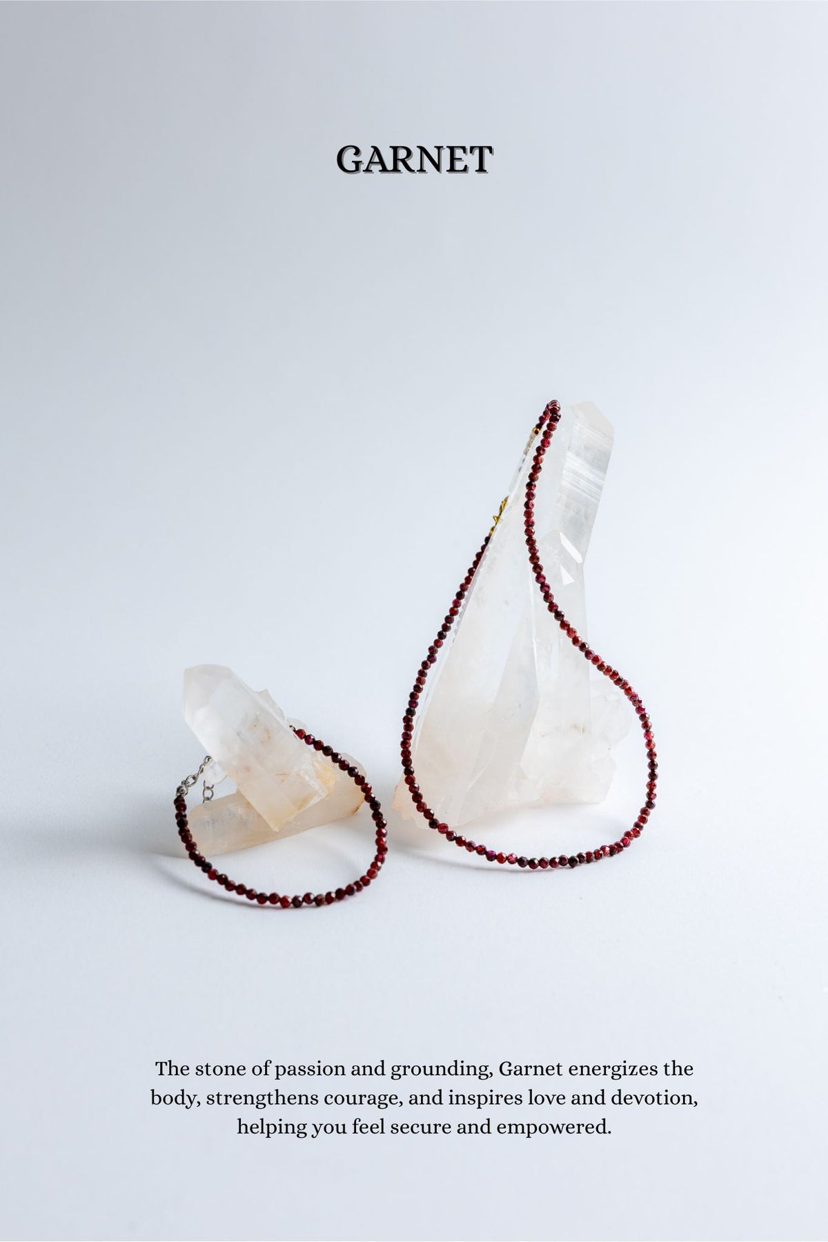 Faceted Authentic Dainty Crystal Necklace