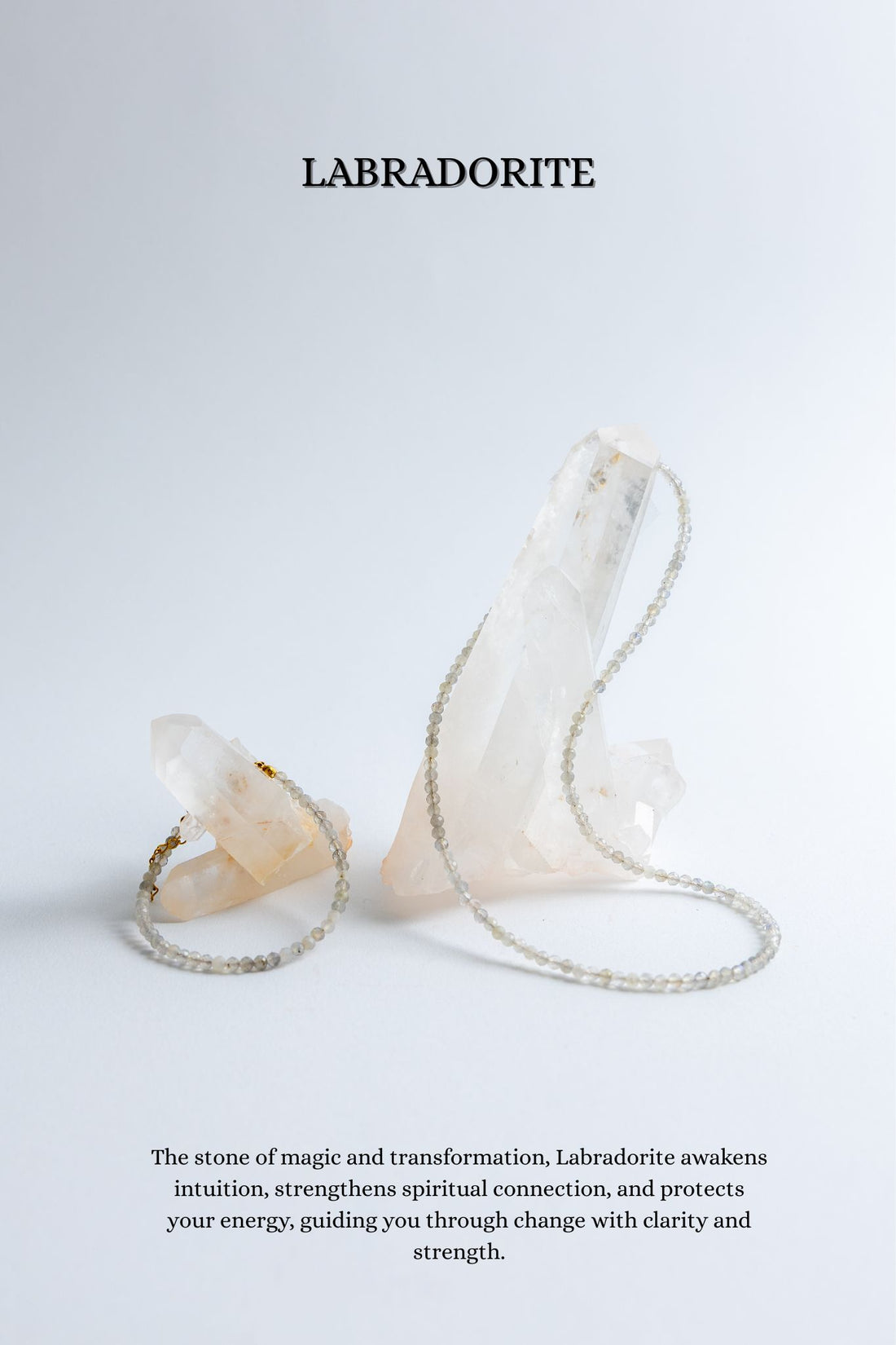 Faceted Authentic Dainty Crystal Necklace