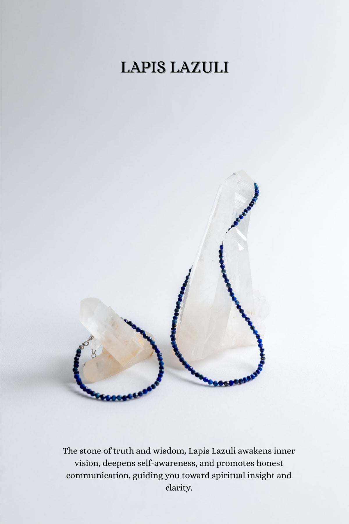 Faceted Authentic Dainty Crystal Necklace