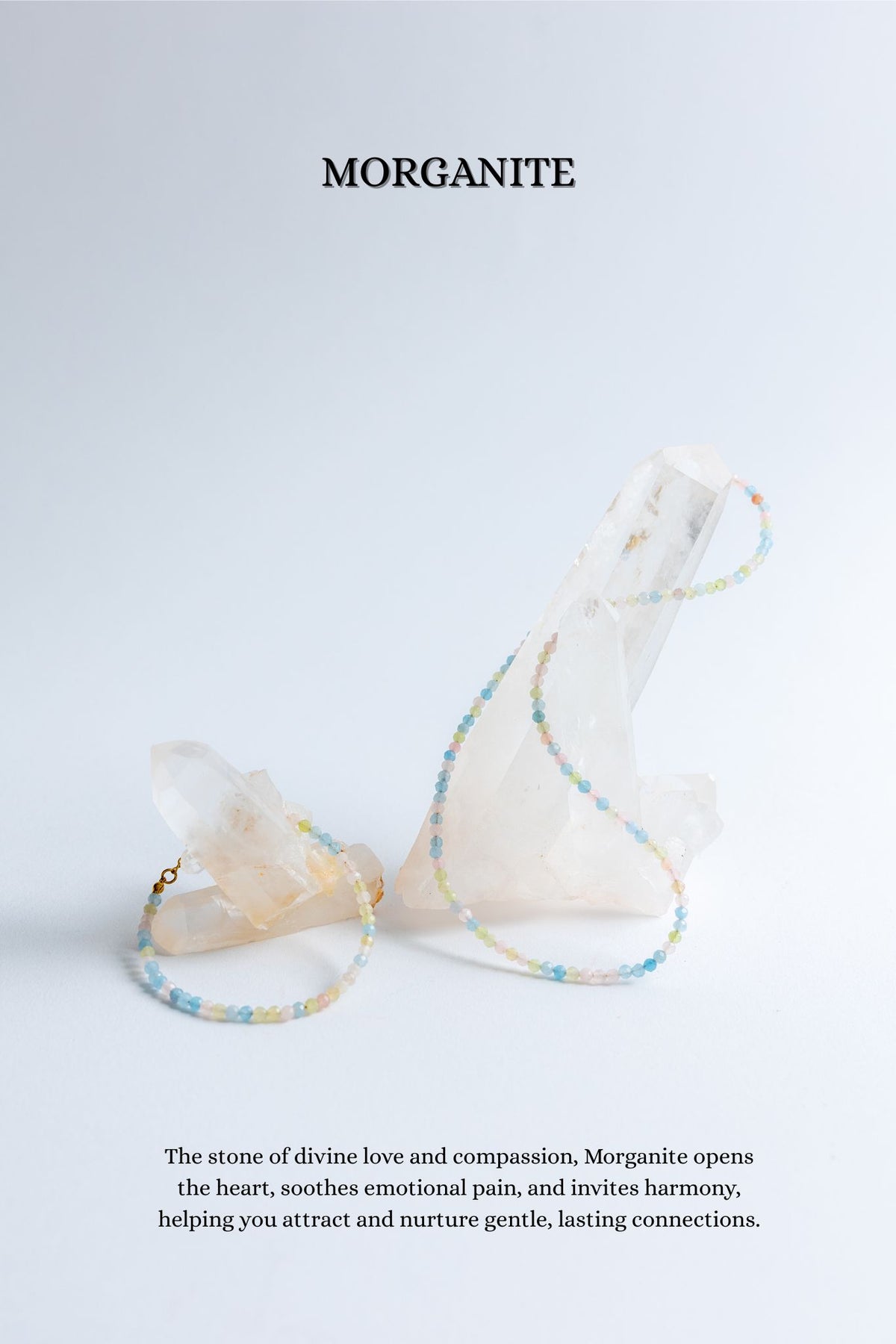 Faceted Authentic Dainty Crystal Necklace