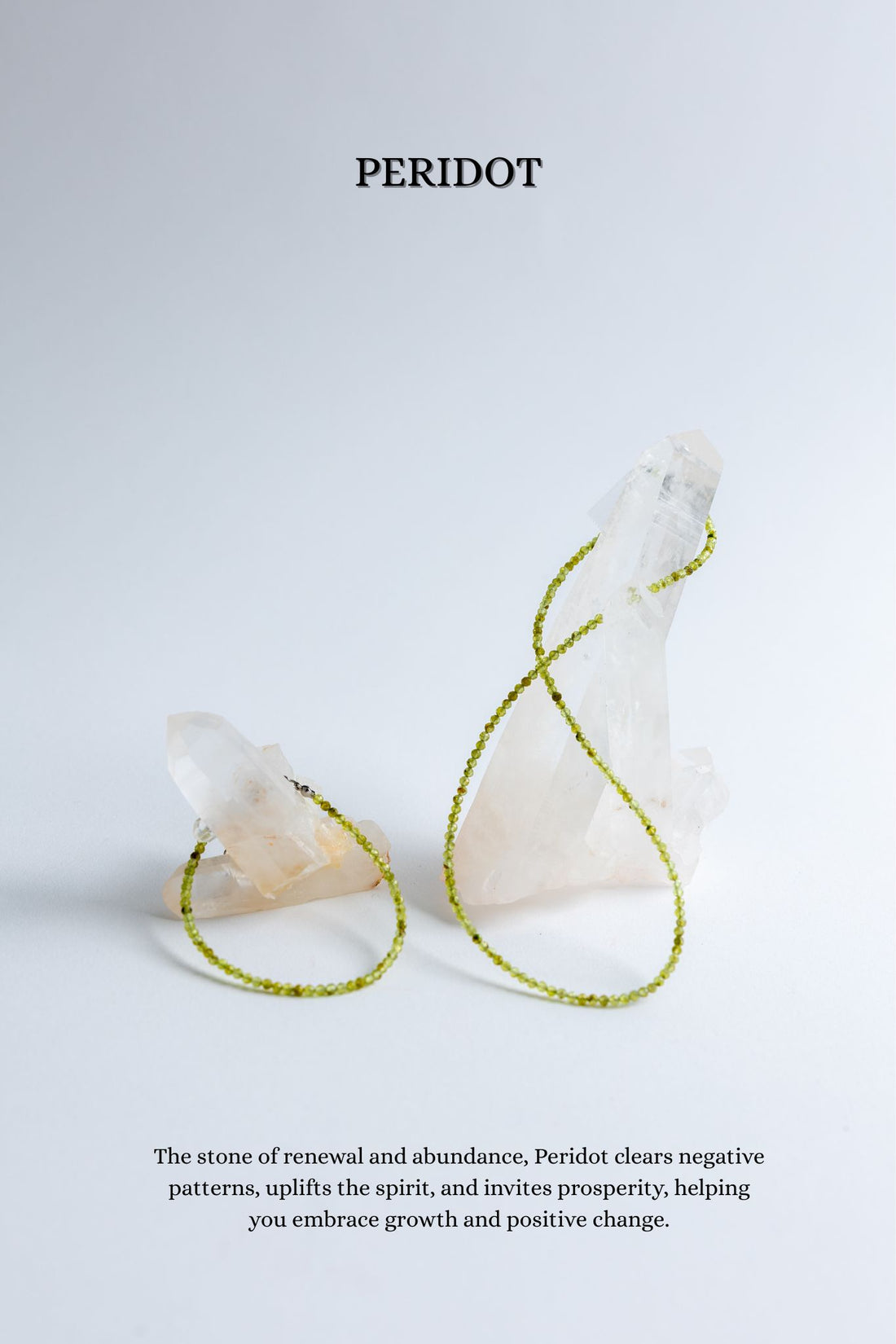 Faceted Authentic Dainty Crystal Necklace