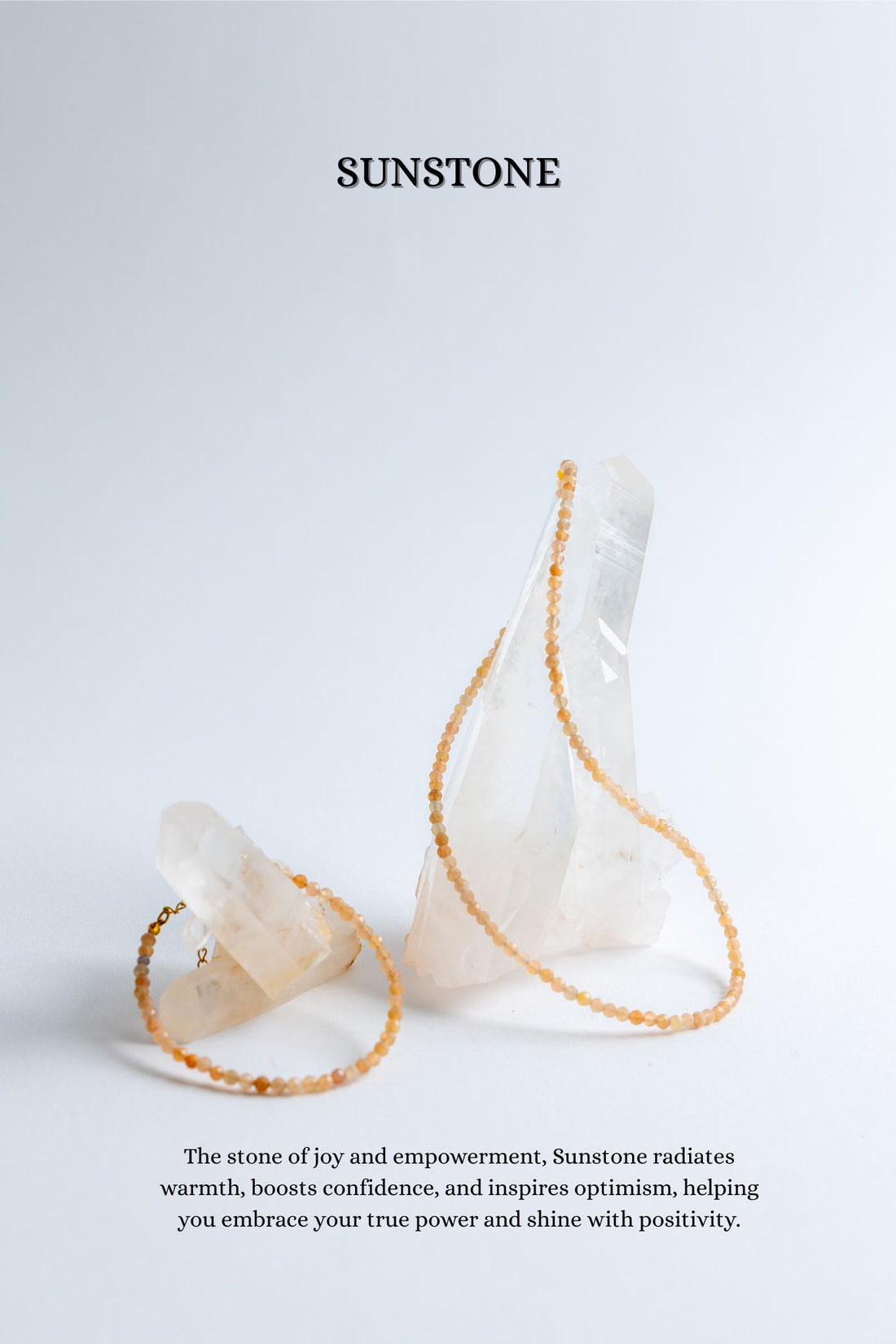 Faceted Authentic Dainty Crystal Necklace