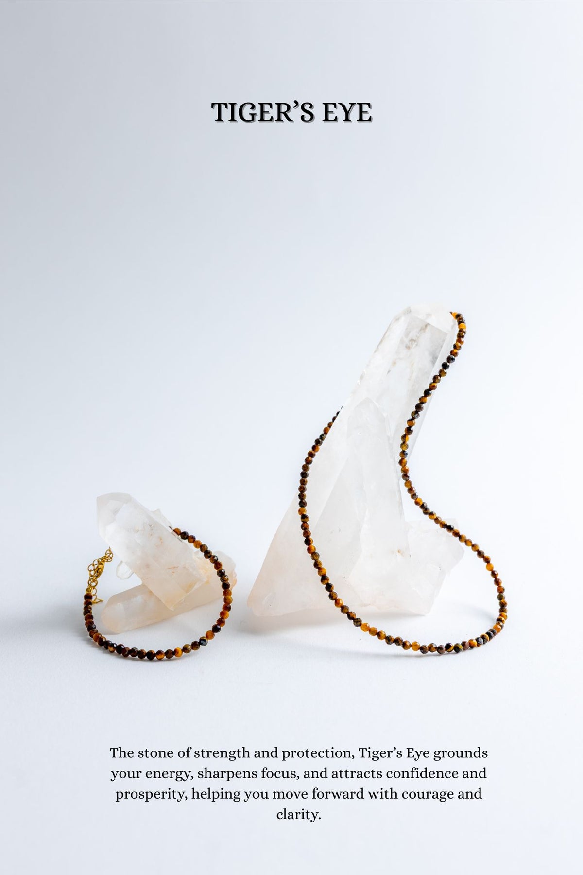 Faceted Authentic Dainty Crystal Necklace