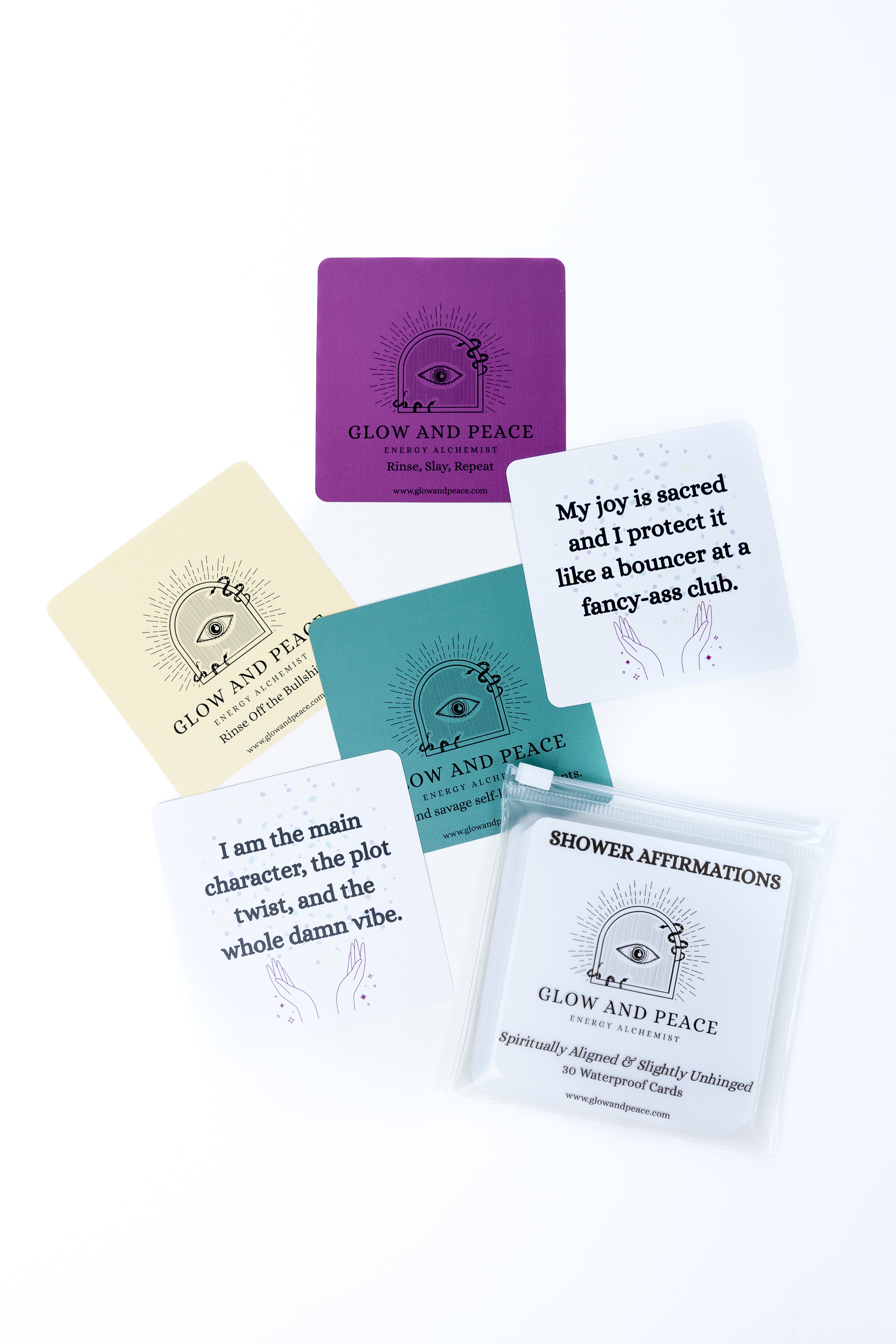 Shower Affirmation Cards