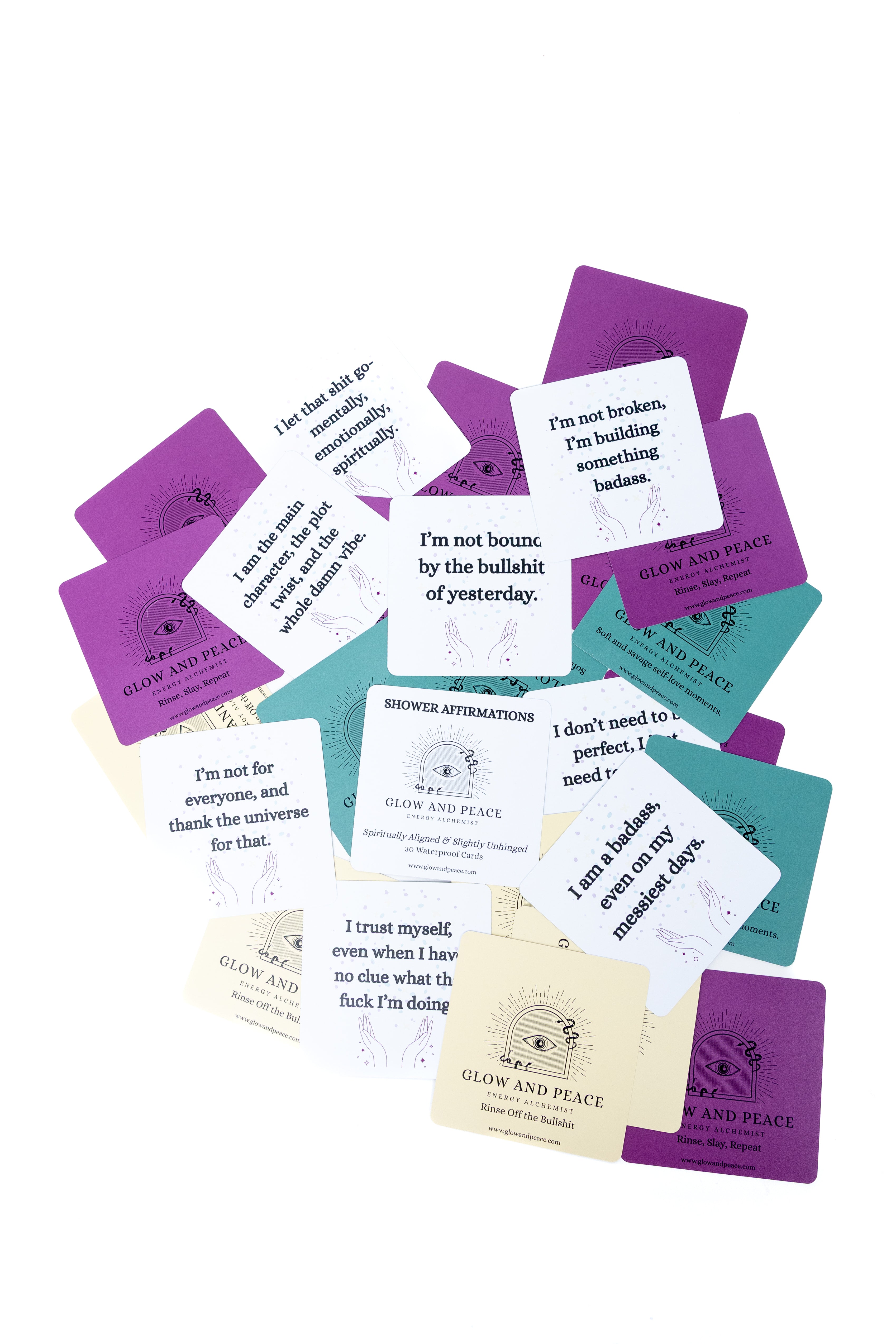 Shower Affirmation Cards
