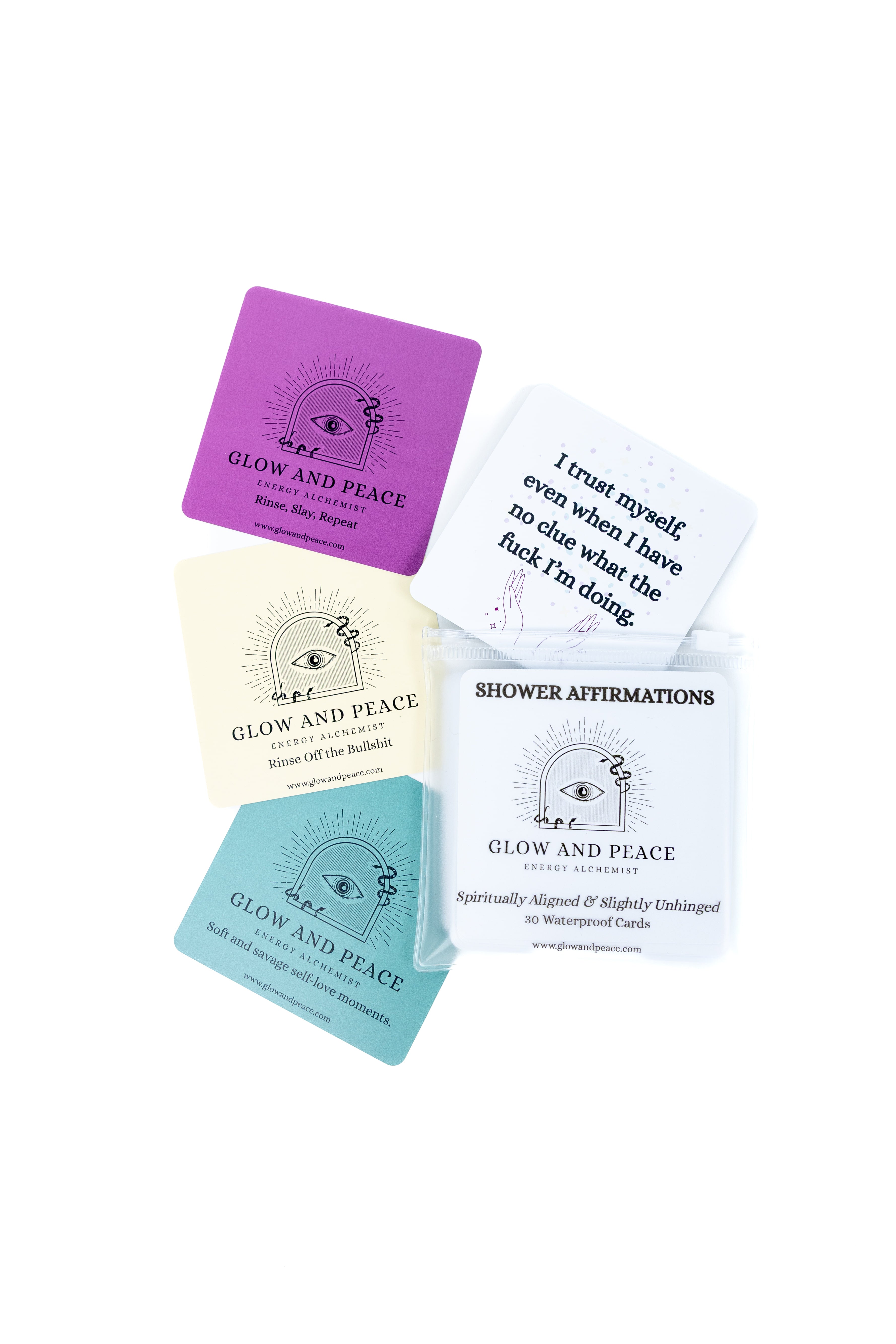 Shower Affirmation Cards