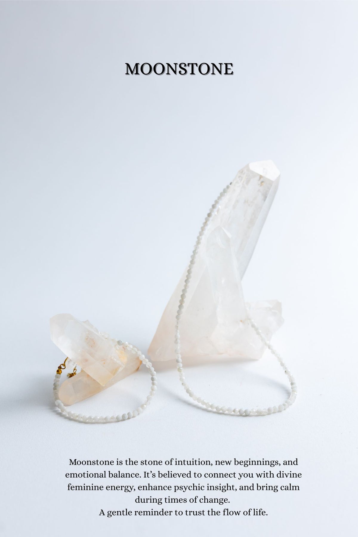 Faceted Authentic Dainty Crystal Necklace